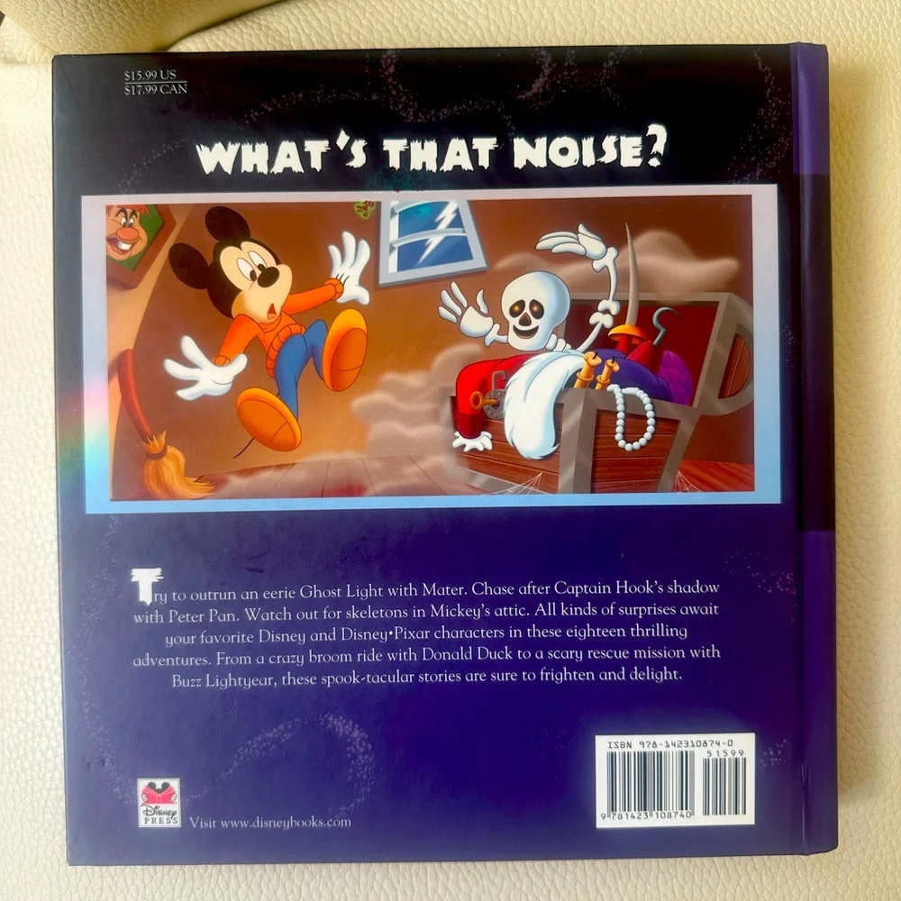 Disney EUC Hardcover Scary Storybook Collection 2nd Edition Copyright 2008